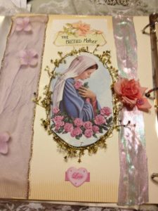 A page dedicated to the Blessed Mother 